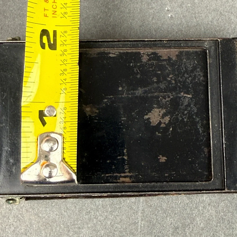 Vintage Ihagee Atom Folding Camera Carl Zeiss Tessar 6.5cm f/4.5 Working